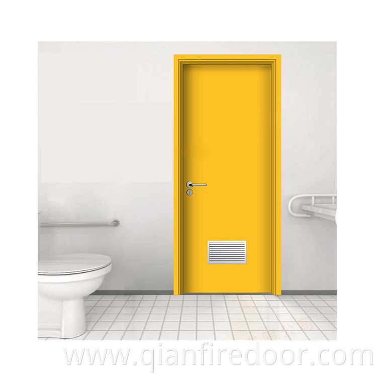 Venta caliente precio del baño del hospital Filipinas color diseño de la puerta del pvc del retrete